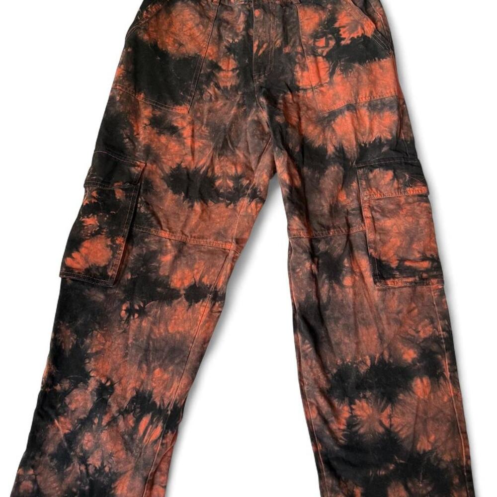 Empyre black orange tie dye